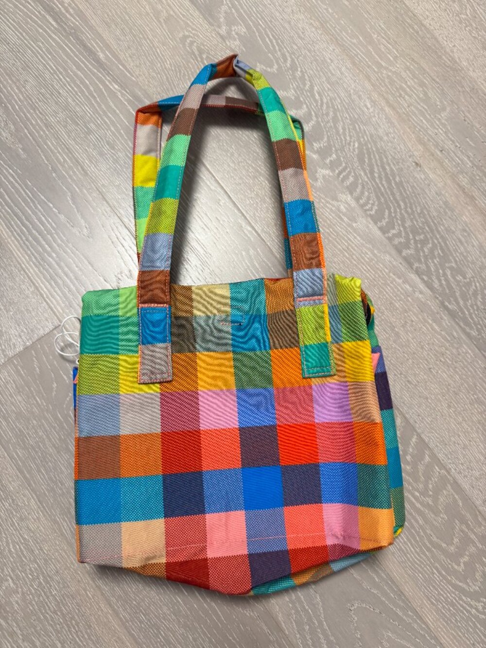 NWT Baggu Madras Everyday Cloud Bag - Picture 2 of 4